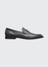Bally Men's Webbu 500 Deerskin Penny Loafers In Black