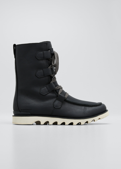 SOREL MEN'S KEZAR STORM WATERPROOF LEATHER WINTER BOOTS PROD245080033