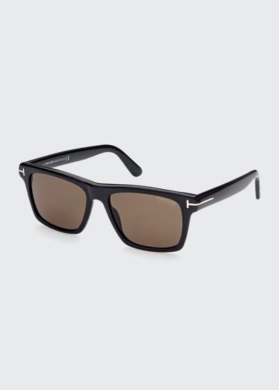 TOM FORD MEN'S BUCKLEY-02 SQUARE POLARIZED SUNGLASSES