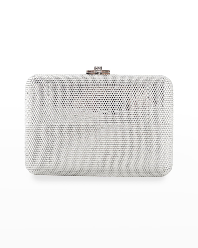 Judith Leiber Slim Slide Crystal Evening Clutch Bag