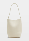 The Row Park Small North-south Tote Bag In Ivory