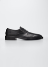 JIL SANDER MEN'S LEATHER LOAFERS