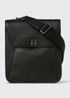 Akris Anouk Small Leather Messenger Bag In Black