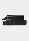 THE ROW HORIZONTAL BELT BAG IN CALF LEATHER