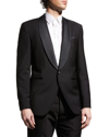Hugo Boss Boss Genius Tuxedo Pants In Black