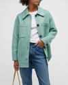Rails Connie Jacket Kelly Herringbone In Kelly Herringbone