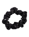 L Erickson Silk Charmeuse Printed Scrunchie In Charmeuse Black