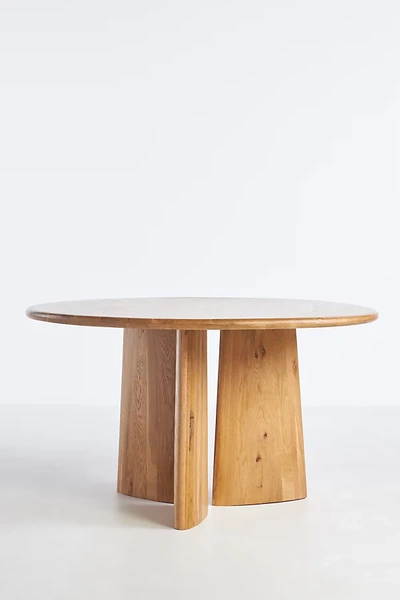 Anthropologie Kalle Round Dining Table In Beige