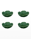 Bordallo Pinheiro Cabbage Dinner Plate Set In Green