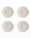 Bordallo Pinheiro Cabbage 4-piece Dessert Plate Set