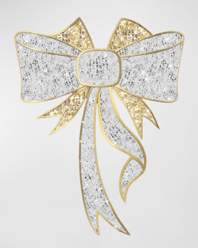 Barcana 2d Led Lit Bow Outdoor Decoration, 50"