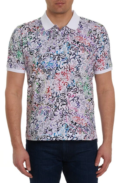 Robert Graham Men's Molecule Printed Cotton Polo In Nocolor