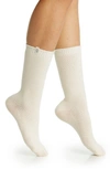 Ugg Classic Merino Wool-blend Boot Socks In Cream