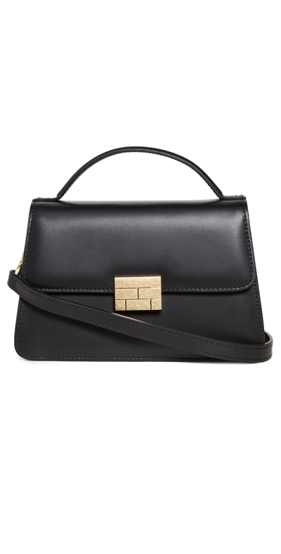 Frame Le Signature Small Top Handle Bag In Noir