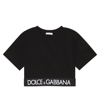 DOLCE & GABBANA LOGO棉质混纺T恤