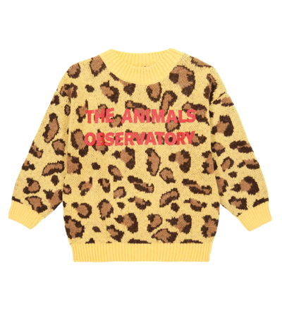 The Animals Observatory Kids Yellow Arty Bull Sweater