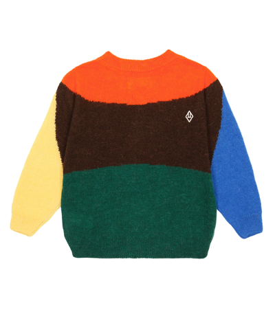 The Animals Observatory Arty Bull Colorblocked Sweater In Multicolor Logo