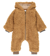 1+ IN THE FAMILY BABY ENEKO ZIP-UP TEDDY ONESIE