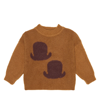 THE ANIMALS OBSERVATORY BABY GRAPHIC BULL SWEATER