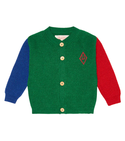 The Animals Observatory Baby Toucan Colorblocked Cardigan In