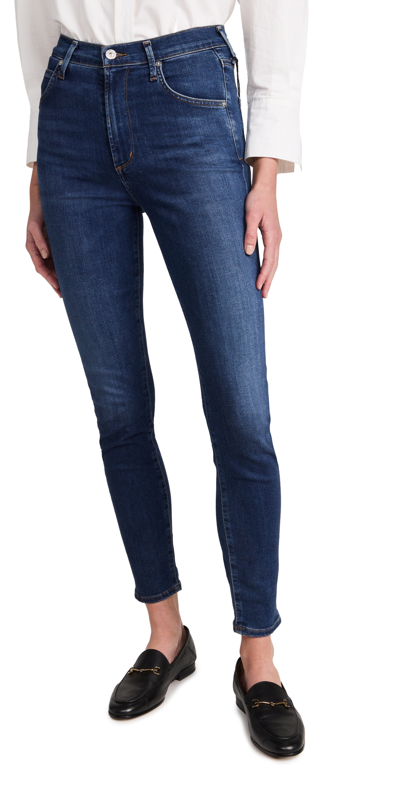 Citizens Of Humanity Chrissy High Rise Skinny Jeans In Morella