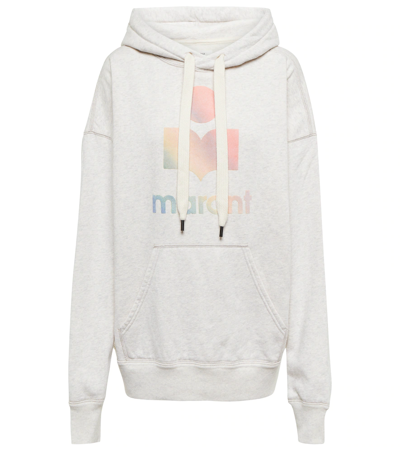 Isabel Marant Étoile Mansel Oversized Cotton-blend Hoodie In White
