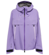 Moncler Tullins Day-namic Gore-tex® Waterproof Hooded Jacket In Lilla
