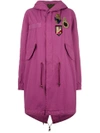 MR & MRS ITALY MULTIPATCHED MIDI PARKA,PK280SE11836973