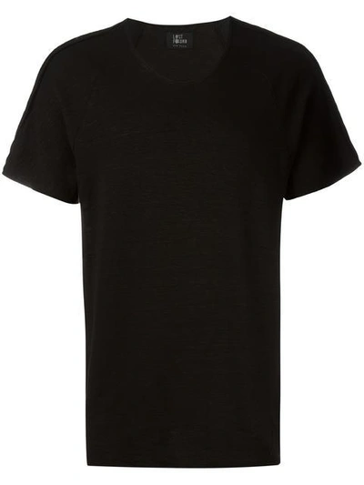 Lost & Found Ria Dunn Draped Front T-shirt - Black