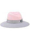 MAISON MICHEL Felt bi-colour Virginie Hat,WOOLFELT100%