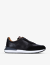 MAGNANNI XL GRAFTON LEATHER AND SUEDE LOW-TOP TRAINERS,57040234