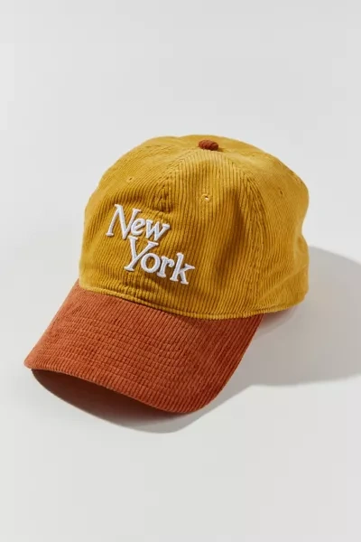 Urban Outfitters City Corduroy Baseball Hat In New York