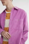 Urban Outfitters Uo Big Corduroy Work Shirt In Light Red
