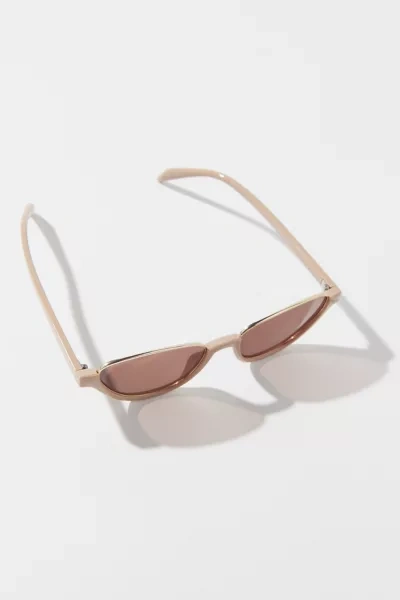 Urban Outfitters Charisma Cat-eye Sunglasses In Neutral