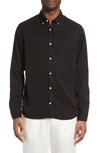 Nn07 Levon Slim Fit Button-down Shirt In Black