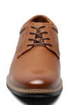 Nunn Bush Carmelo Plain Toe Derby In Cognac