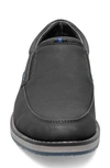 Nunn Bush Hyde Ii Moc Toe Slip-on Loafer In Black