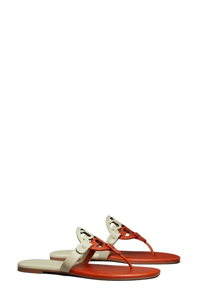 Tory Burch Miller Open-toe Sandals In Spring Spice / Pinefrost