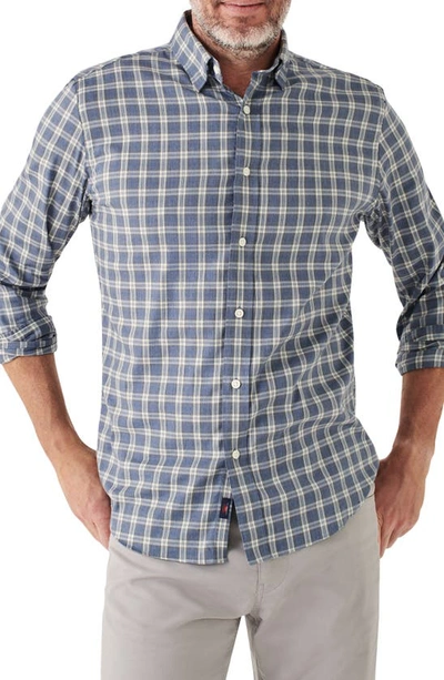 Faherty The Movement Shirt In Sea Storm Plaid In Bear Canyon Plaid