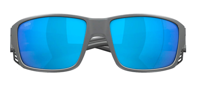 Costa Del Mar Tuna Alley Pro 6s9105 910507 580g Wrap Polarized Sunglasses In Blue