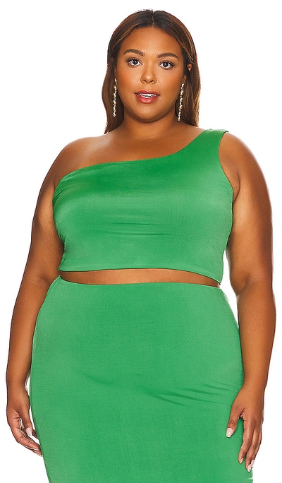 Remi X Revolve Lauren One Shoulder Top In Green