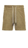 Oas Terry Shorts In Brown