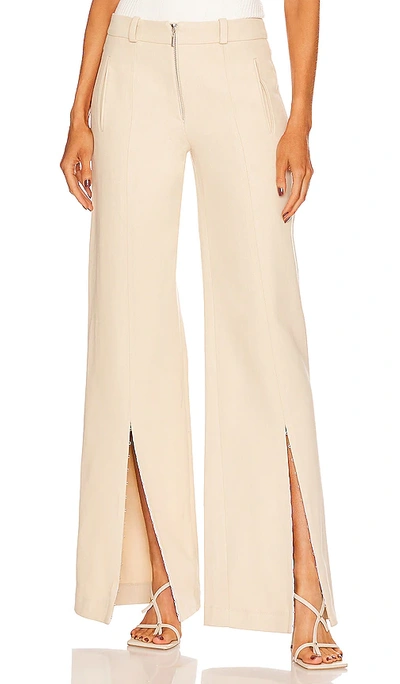 Anna October Off-white Stefani Trousers In Cream