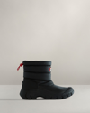 Hunter Womens Intrepid Short Snow Boot In Black