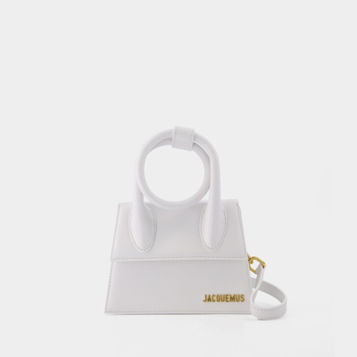 Jacquemus Le Chiquito Noeud Bag -  - White - Leather