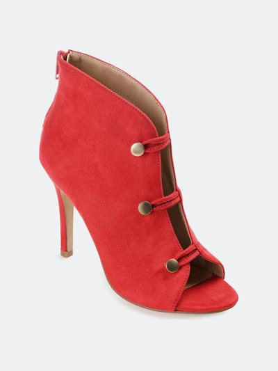 Journee Collection Collection Women's Brecklin Bootie In Red