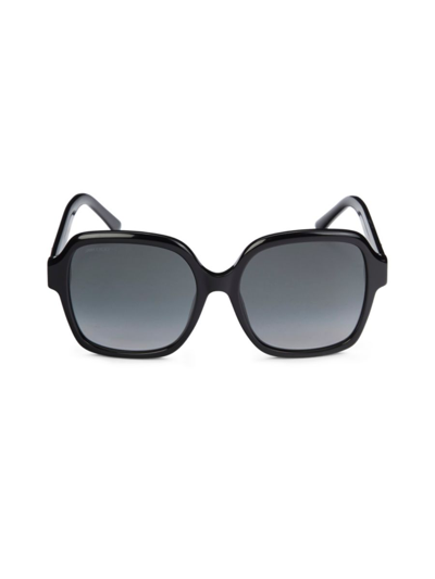 Jimmy Choo Women's 55mm Square Sunglasses In Black