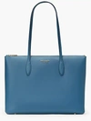Kate Spade All Day Large Zip-top Tote In Manta Blue