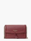 Kate Spade Knott Flap Crossbody In Autumnal Red