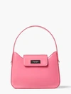 Kate Spade Sam Icon Leather Mini Hobo Bag In Feather Pink